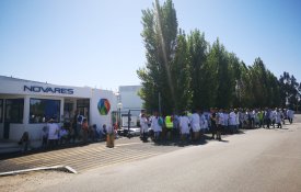 Greve na Novares de Leiria arranca com grande adesão