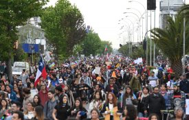 A mobilização no Chile não pára e segue para a «super segunda-feira»