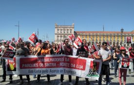 Trabalhadores da Parques de Sintra – Monte da Lua vão parar