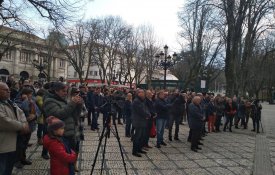 Centenas em protesto por melhores condições para o Hospital de Viseu