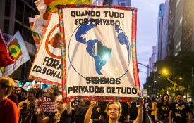 Manifestação no Rio reuniu milhares em apoio aos grevistas da Petrobras