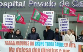 Trabalhadores exigem fim das ilegalidades no Trofa Saúde