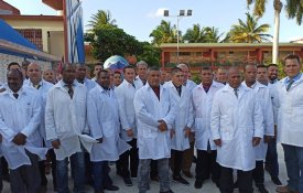  Médicos cubanos em Itália para combater o coronavírus 