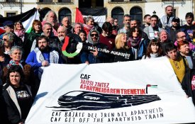  Sindicatos europeus denunciam cumplicidade de empresa basca com apartheid israelita