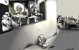  Reconhecido cartunista sírio ganha prémio especial em Itália