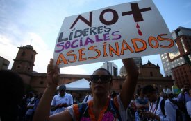 Indepaz alerta para morte violenta de outro dirigente social na Colômbia