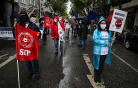  Enfermeiros fizeram dois dias de greve e uma concentração