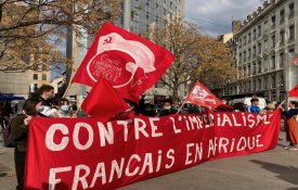 Mobilizações anti-imperialistas em França contra a Operação Barkhane no Sahel