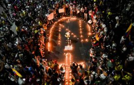  Concentrações lembraram dezenas de mortos pela Polícia na Colômbia