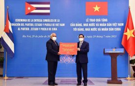Vietname doou 12 mil toneladas de arroz a Cuba