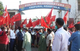 Instalações do PCI(M) voltam a ser atacadas no estado de Tripura