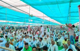 Enorme mobilização contra o agronegócio no Norte da Índia