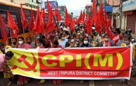 Nova onda de ataques contra sedes dos comunistas em Tripura
