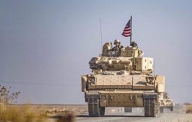 Coluna militar norte-americana interceptada na Síria