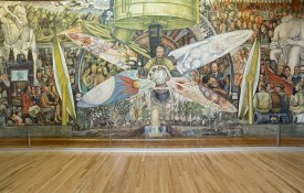 Trabalhos de restauro preservam valores do muralismo mexicano
