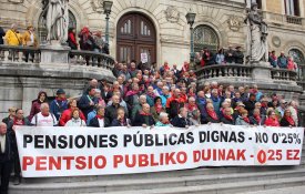 Pensionistas bascos voltam à rua em defesa de «pensões dignas»