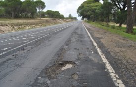 Presidente de Alcácer do Sal critica atraso «incompreensível» nas obras do IC1