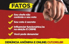 Central sindical denuncia coacção no Brasil para votar em Bolsonaro