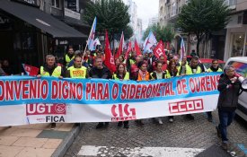 CIG denuncia «campanha» contra greve dos trabalhadores da metalurgia em Ourense