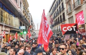 Trabalhadores da Inditex manifestam-se em Madrid por melhores salários