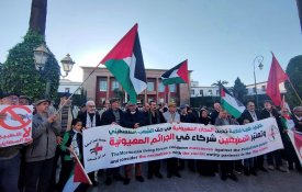 Mobilização em Rabat contra os «crimes de Israel» e a normalização