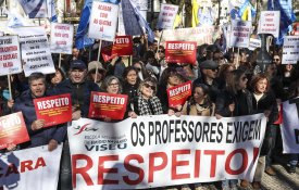  Greve nacional de professores e educadores a 6 de Junho