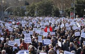 Em Madrid e na Galiza, grandes manifestações em defesa da Saúde pública