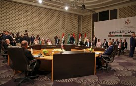 Reunidos em Amã, representantes de países árabes declaram apoio à Síria