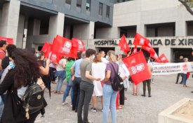 Greve no Hospital de Vila Franca defende um SNS de qualidade