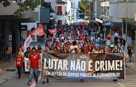  Funcionários municipais de Florianópolis mantêm greve apesar de ameaças