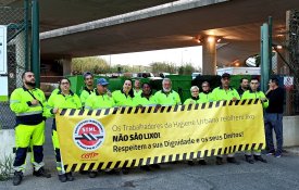 Greve parcial dos cantoneiros e condutores da higiene urbana de Lisboa