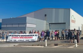 Sindicatos bascos concentram-se em Gasteiz contra a sinistralidade laboral