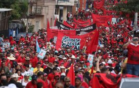 Mobilização em defesa da democracia nas Honduras