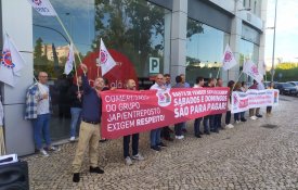 Forte adesão à greve na JAP/Carby de Olivais e Loures