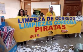 Trabalhadores das limpezas dos Correos na Galiza lutam contra salários em atraso