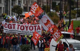  Jornada de luta em França contra a austeridade e pelos salários