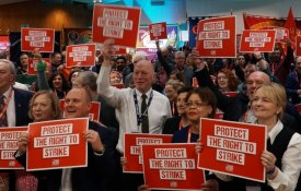 Trabalhadores britânicos organizam-se contra a lei anti-greves dos Conservadores