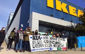 Greve nas lojas de Ikea e Carrefour em Pamplona, pelo direito ao descanso