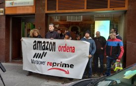 Amazon e Manpower violam o direito à greve, denunciam trabalhadores em Bilbau