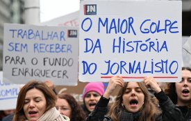 Solidariedade com a greve dos jornalistas