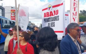 Trabalhadores equatorianos dizem «não» às reformas na Segurança Social