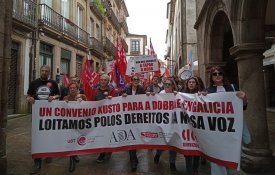 Profissionais da dobragem na Galiza manifestam-se por um «acordo digno»
