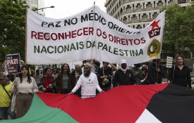 «Não podemos calar-nos». Solidariedade com a Palestina saiu hoje à rua