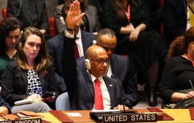 Palestina condena novo veto norte-americano no Conselho de Segurança