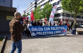 Galiza: trabalhadores da administração pública solidários com o povo palestiniano