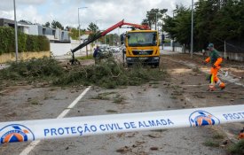 A depressão Martinho veio demonstrar as dificuldades operacionais da Câmara de Almada