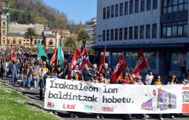 Professores bascos continuam em luta