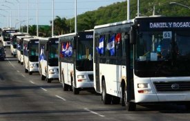 Autoridades nicaraguenses anunciam chegada de mais 100 autocarros chineses