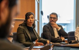 Embaixadora da Palestina junto da União Europeia foi hoje ao Parlamento Europeu
