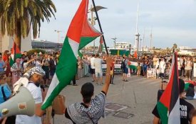 Solidariedade em Valência impede escala de navio com destino a Israel